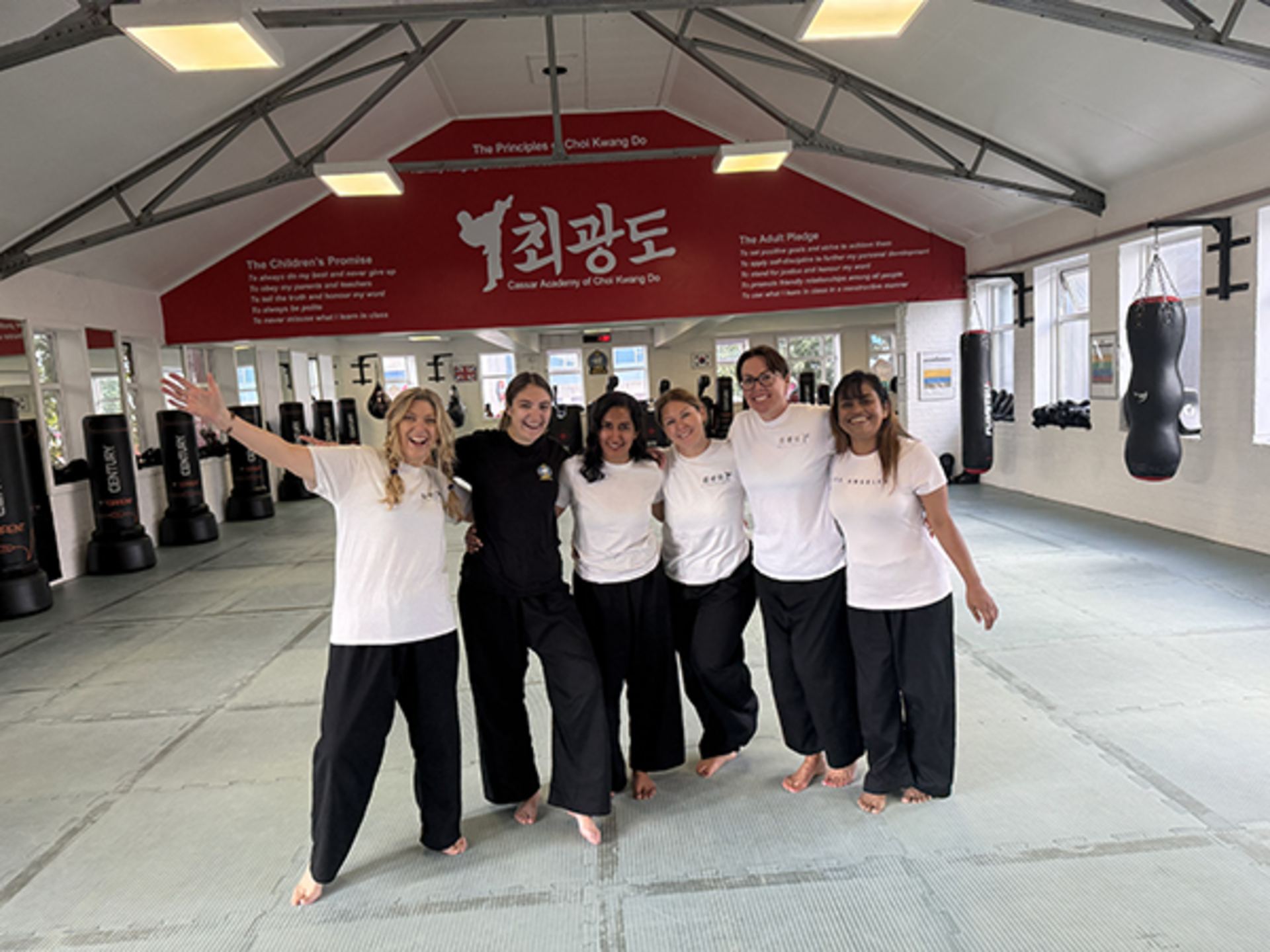 Women's self-defence workshop at Cassar Academy