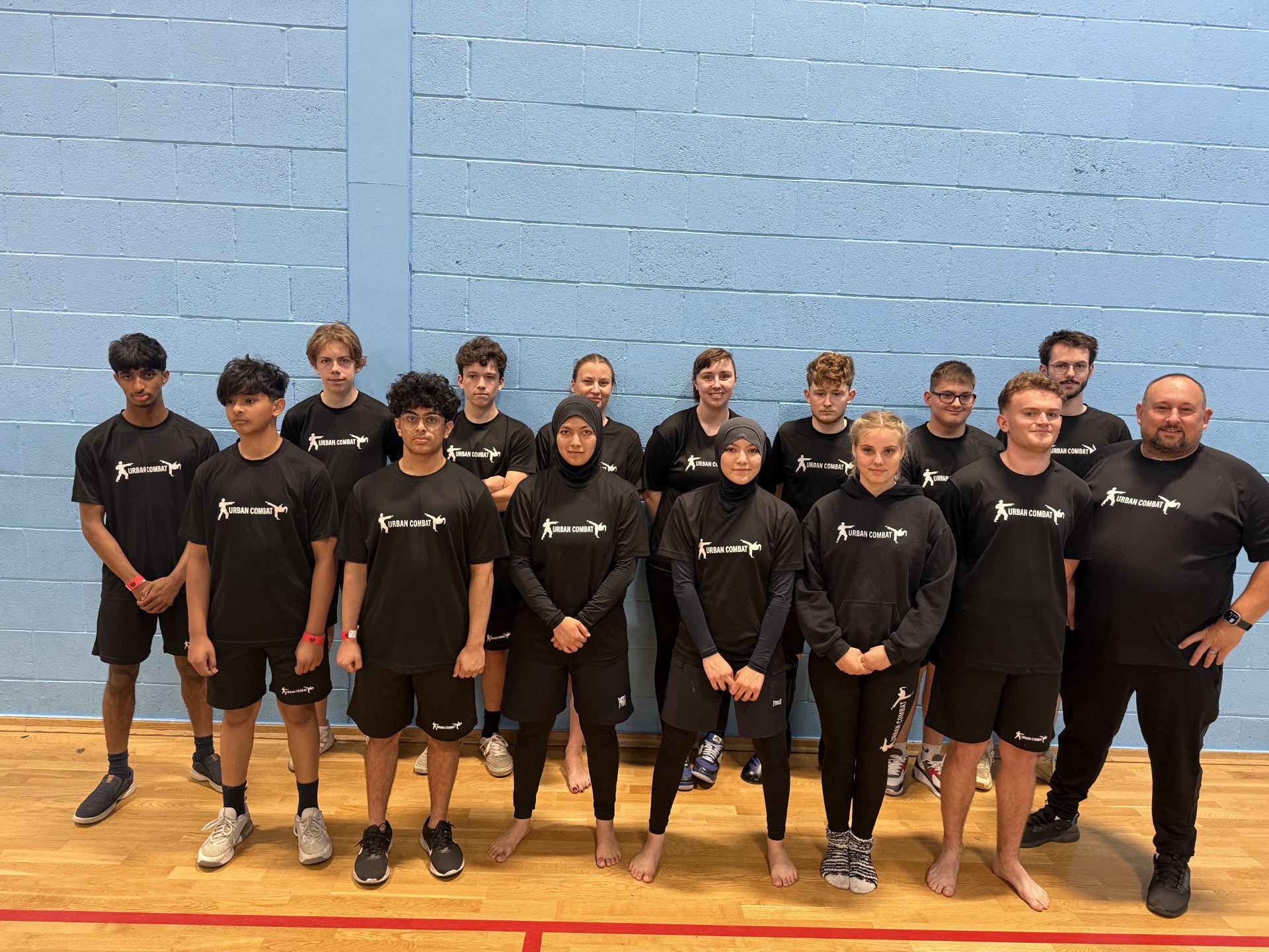 Urban Combat squad at the WTKA British Open Championship, Chesterfield 2025