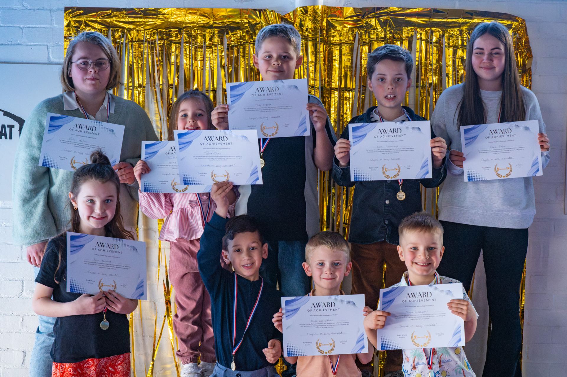 Urban Combat student awards night 2026