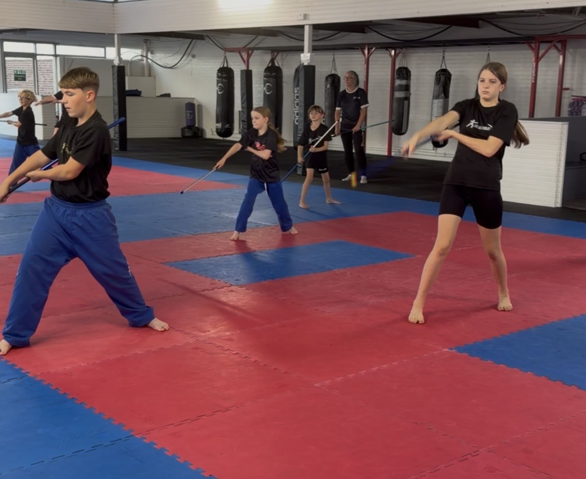 Creative Bo Staff group class at Urban Combat Ipswich